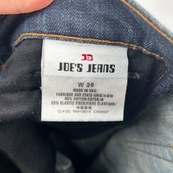 JOE'S JEANS Women's Palmer Mini Boot Cut Dark Wash Denim Blue Jeans Size 26 - Picture 8 of 8